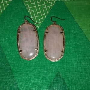 Pink/iridescent Kendra Scott earrings